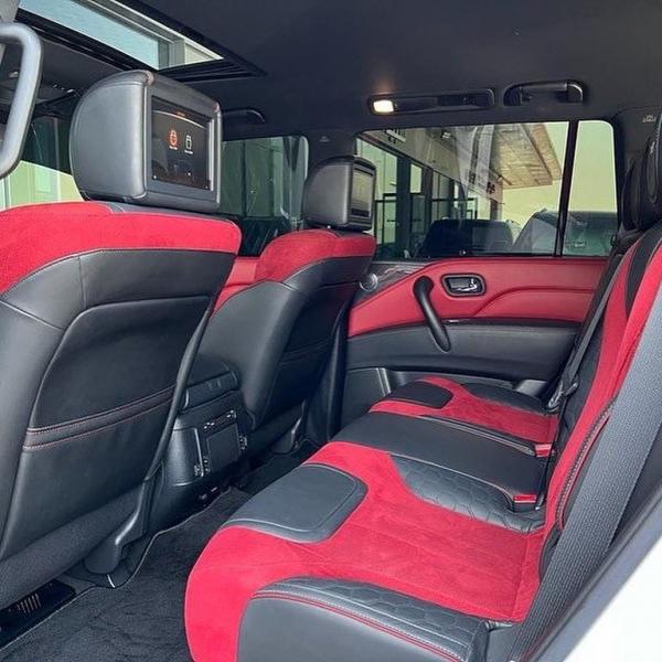 للبيع نيسان باترول نيسمو موديل 2021 ابيض تحت الضمان في ابوظبي