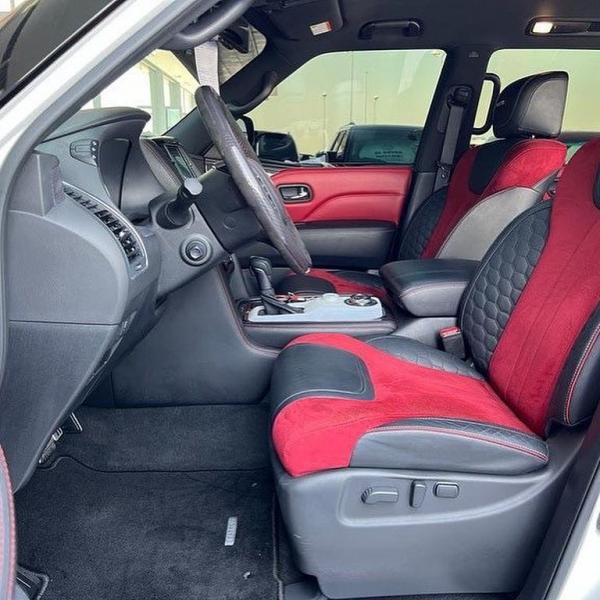 للبيع نيسان باترول نيسمو موديل 2021 ابيض تحت الضمان في ابوظبي