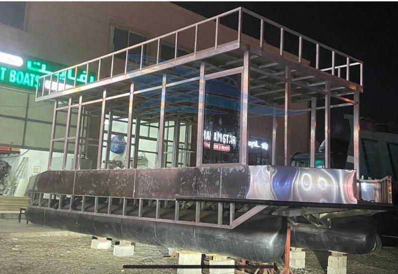 للبيع عوامة جديدة الالمنيوم عالية الجودة الحجم 10x3.6m بدون محركات