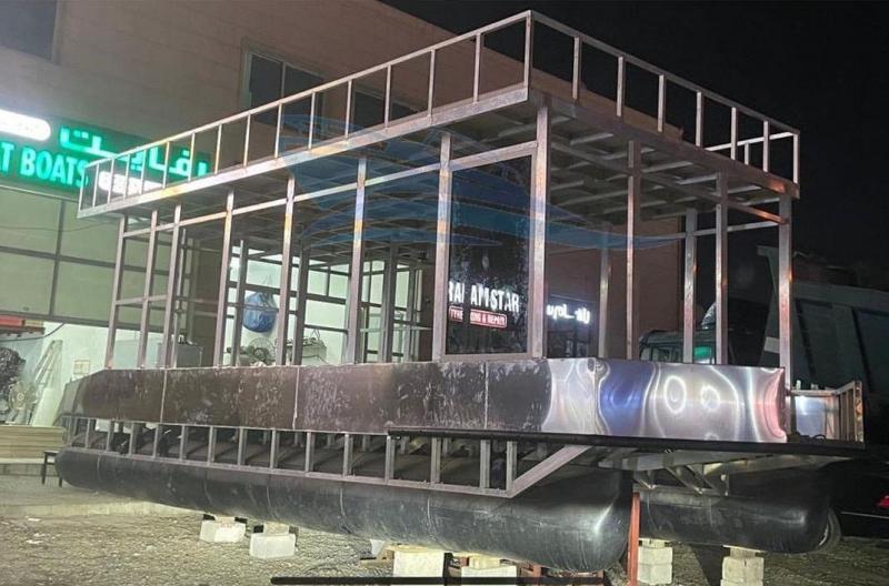 للبيع عوامة جديدة الالمنيوم عالية الجودة الحجم 10x3.6m بدون محركات