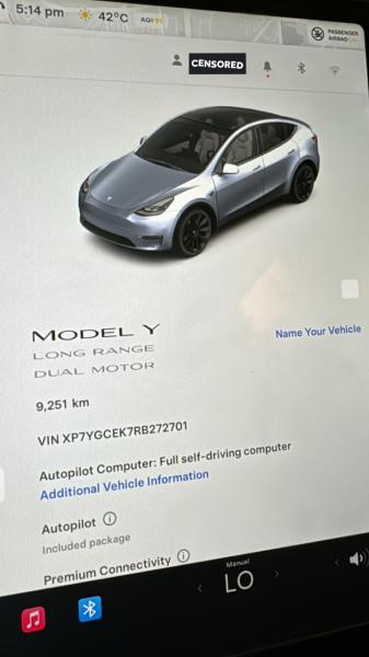 للبيع تيسلا Long Range Model Y موديل 2024 فل اوبشن تحت الضمان