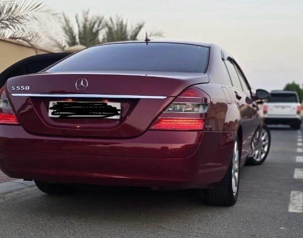 للبيع مرسيدس S550 L موديل 2007 فل اوبشن وارد اليابان أول مستخدم