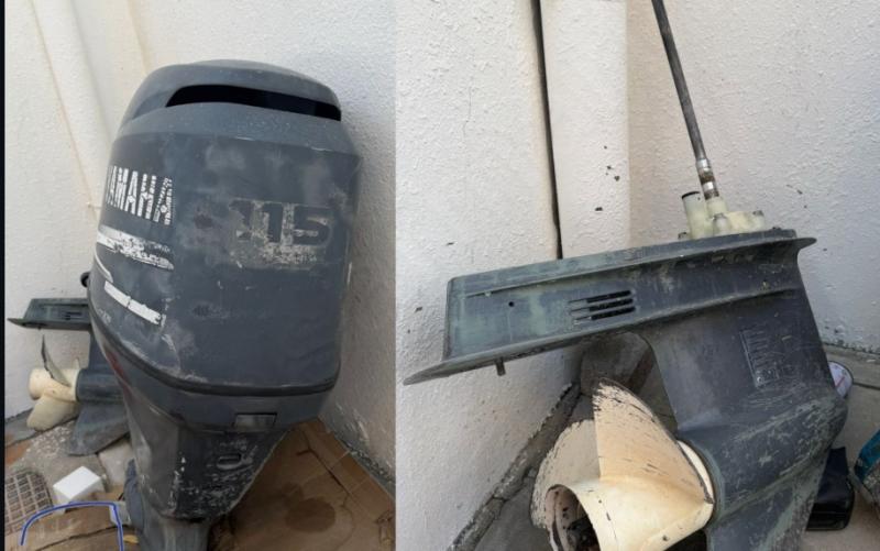 للبيع مكينه ياماها 115 فور ستروك موديل 2008