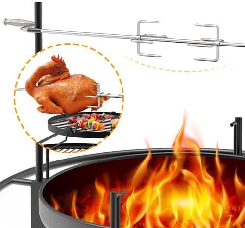 للبيع حفرة النار مع شوكة مشوية  من البوادي للوزام الرحلات والتخييم