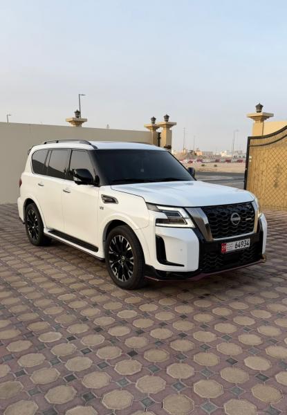 للبيع نيسان باترول بلاتينيوم موديل 2014 محول بالكامل نيسمو 2024 خليجي 