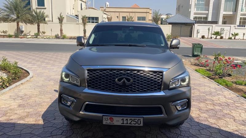 للبيع انفينيتي  qx80 موديل  2016 فل اوبشن خليجي 