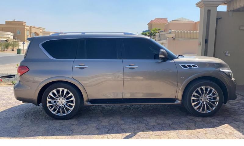 للبيع انفينيتي  qx80 موديل  2016 فل اوبشن خليجي 