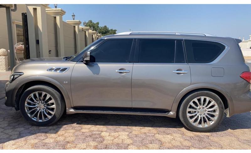 للبيع انفينيتي  qx80 موديل  2016 فل اوبشن خليجي 
