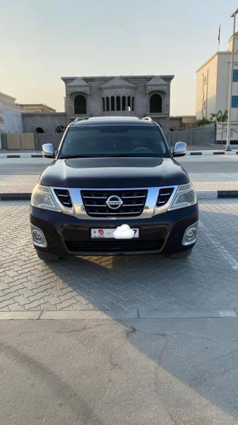 للبيع نيسان باترول بلاتينيوم موديل 2010 المكينة الصغيرة محول 2015 تحويل أصلي صبغة الوكاله