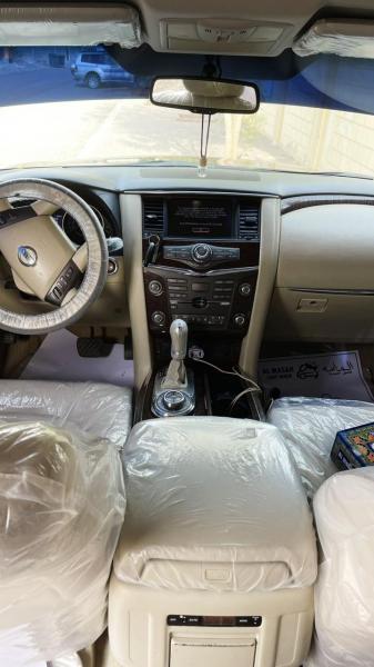 للبيع نيسان باترول بلاتينيوم موديل 2010 المكينة الصغيرة محول 2015 تحويل أصلي صبغة الوكاله