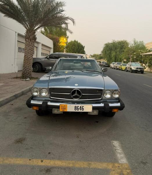 For sell Mercedes Benz 450 SLC unique car Classic Model 1979 First owner in UAE Very clean 